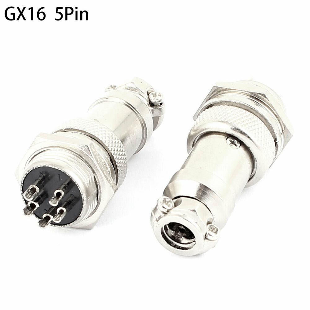 Aviator Connector Kit - 1set GX16 5P Luftfahrt-stecker 16mm 5Pin