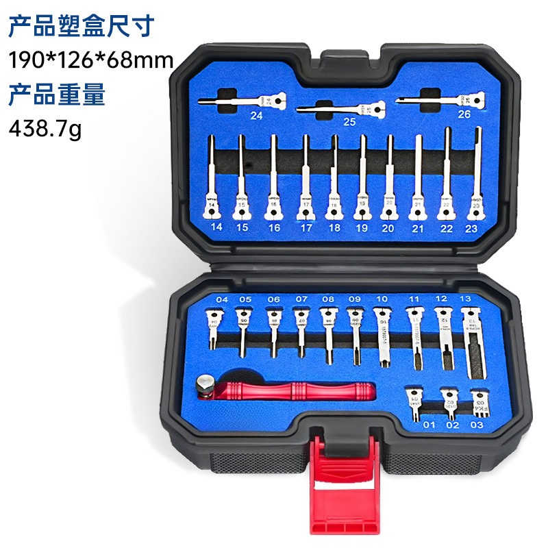 Aviator Connector Kit - 27-teiliges Werkzeugset zum Entfernen von Kabelbaum-Steckern,