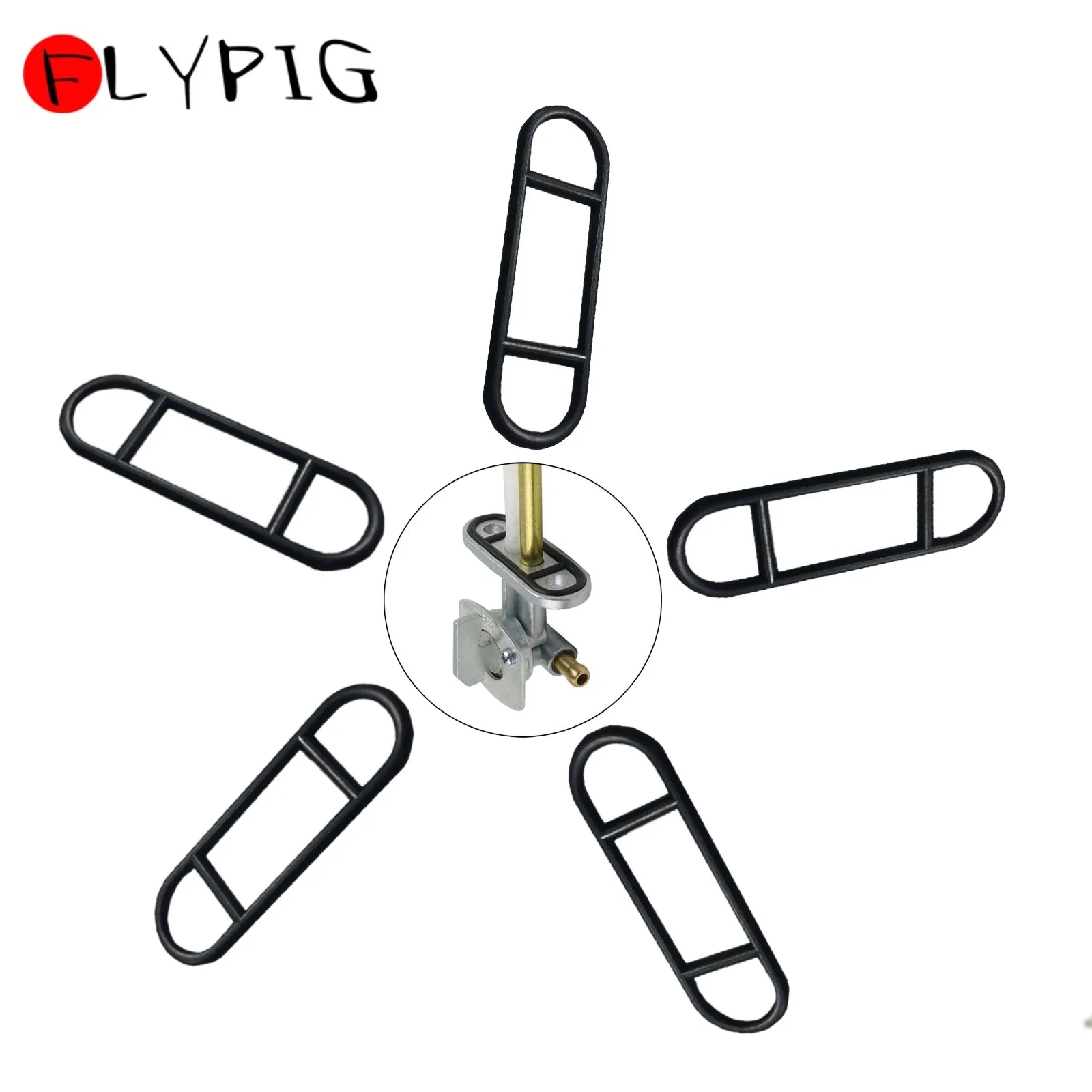 Gasket Mount Kit - 34 mm Tankschalter Benzinhahn Ventilhalterung O-Ring