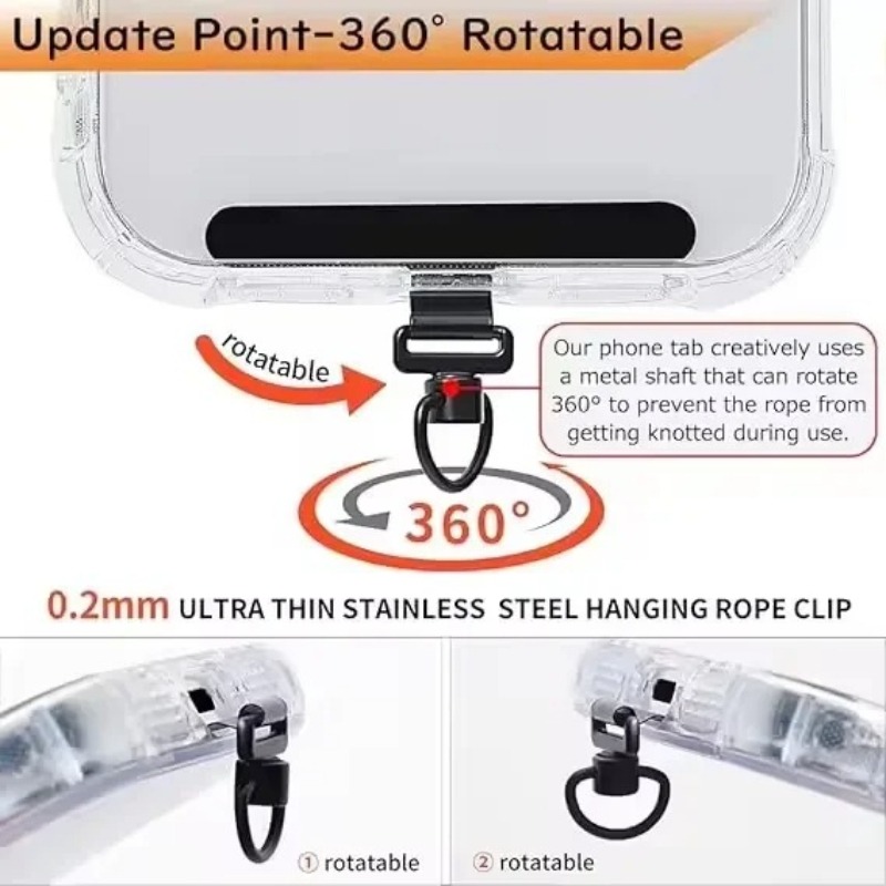 360° Drehbarer Telefon-Lanyard – Gasket Mount Kit Bewertung und Preis